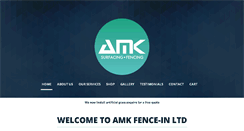Desktop Screenshot of amkfence-in.co.uk
