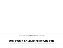 Tablet Screenshot of amkfence-in.co.uk